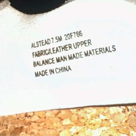 OTBT‎ Alstead Sneaker, Flex Cork, Cushioned, Zebra, Lug Sole, Wm's 7.5 NWOB