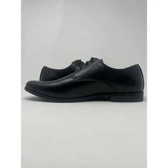 Perry Ellis Portfolio Jess Black Oxford Dress Shoes Ultra Foam Mens Size‎ 11.5