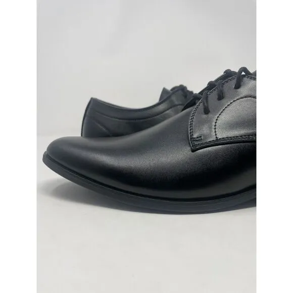 Perry Ellis Portfolio Jess Black Oxford Dress Shoes Ultra Foam Mens Size‎ 11.5