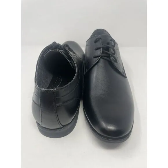 Perry Ellis Portfolio Jess Black Oxford Dress Shoes Ultra Foam Mens Size‎ 11.5