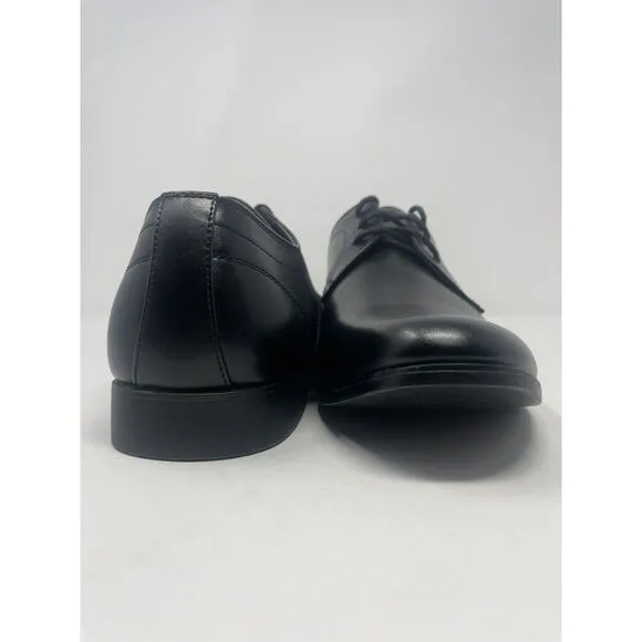Perry Ellis Portfolio Jess Black Oxford Dress Shoes Ultra Foam Mens Size‎ 11.5