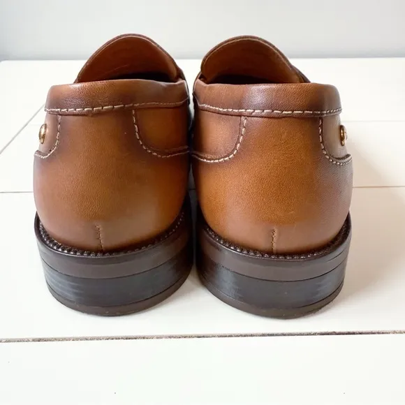Pikolinos Puertollano Women's Leather Loafers Brandy Brown Size 6/36
