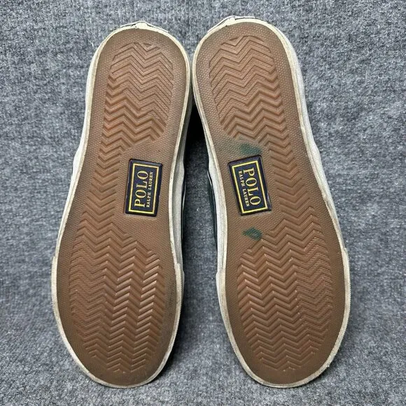 Polo Ralph Lauren Polo Bear Keaton Slip On Sneaker Shoes Green Men's Size 10