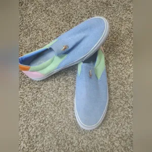 Polo Ralph Lauren Thompson IV Colorblock Slip-On Men's Loafers Size 12