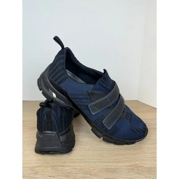 Prada Men's Size 6 Blue Cross Section Sneakers Shoes Low Top