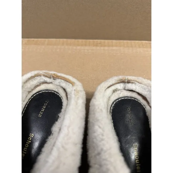 Proenza Schouler Lug‎ Sole Shearling Slip-On Mules Size 40.5 9.5 US