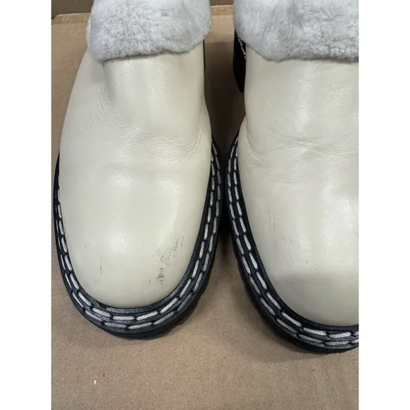 Proenza Schouler Lug‎ Sole Shearling Slip-On Mules Size 40.5 9.5 US