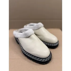 Proenza Schouler Lug‎ Sole Shearling Slip-On Mules Size 40.5 9.5 US