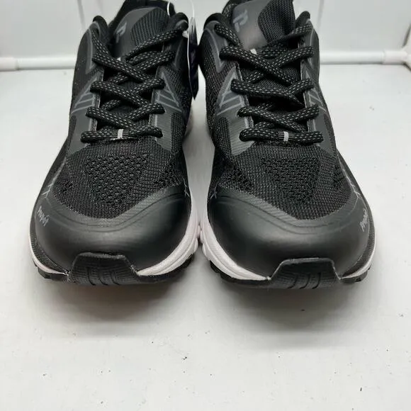 Propet Shoes Mens 8.5 3E Wide One Lt Walking  Black Sneakers MAA022M