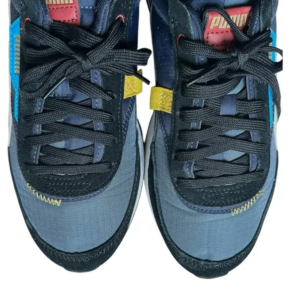 Puma Future Rider Displaced Lace Up Mens Multi Sneakers Shoes Sz. 9.5 383148 01