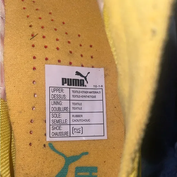 Puma H Street Jamaica Sundance Yellow/Black Running Shoes Men’s US Size 7.5 New