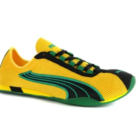 Puma H Street Jamaica Sundance Yellow/Black Running Shoes Men’s US Size 7.5 New