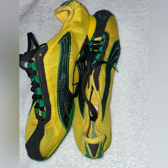 Puma H Street Jamaica Sundance Yellow/Black Running Shoes Men’s US Size 7.5 New