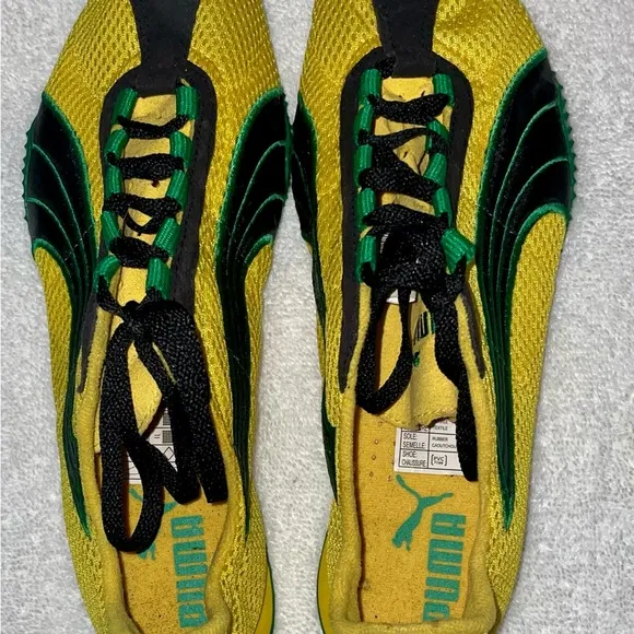 Puma H Street Jamaica Sundance Yellow/Black Running Shoes Men’s US Size 7.5 New