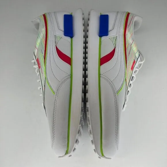 Puma Mens 382740-01 White Future Rider Double Spectra Homme Size 13 Running Shoe