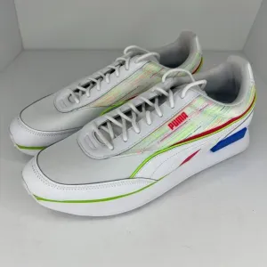Puma Mens 382740-01 White Future Rider Double Spectra Homme Size 13 Running Shoe