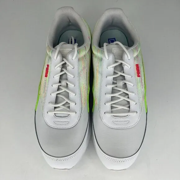 Puma Mens 382740-01 White Future Rider Double Spectra Homme Size 13 Running Shoe