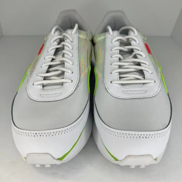Puma Mens 382740-01 White Future Rider Double Spectra Homme Size 13 Running Shoe