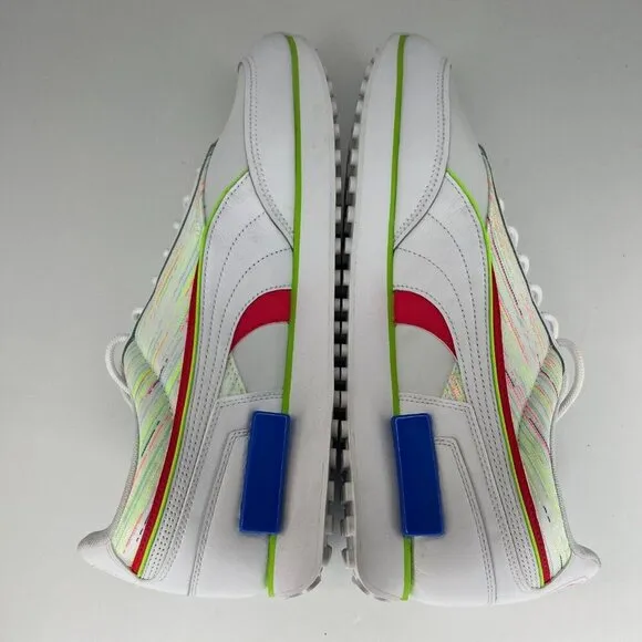 Puma Mens 382740-01 White Future Rider Double Spectra Homme Size 13 Running Shoe