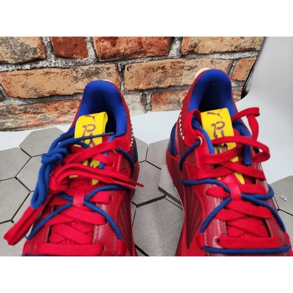 Puma RS-X Firecracker Men's Size 11.5 Running Shoes Red Athletic Sneakers #982