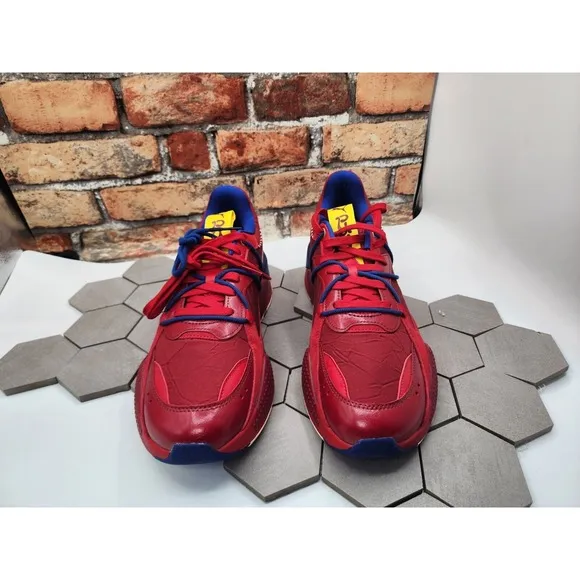 Puma RS-X Firecracker Men's Size 11.5 Running Shoes Red Athletic Sneakers #982