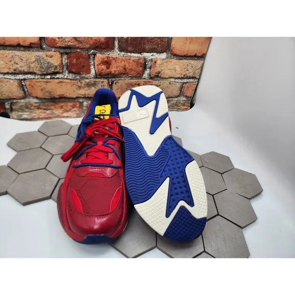Puma RS-X Firecracker Men's Size 11.5 Running Shoes Red Athletic Sneakers #982