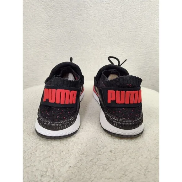 Puma Tsugi Shinsei Men Sneakers 11.5 Black Fabric Lace Up Running Training Shoes