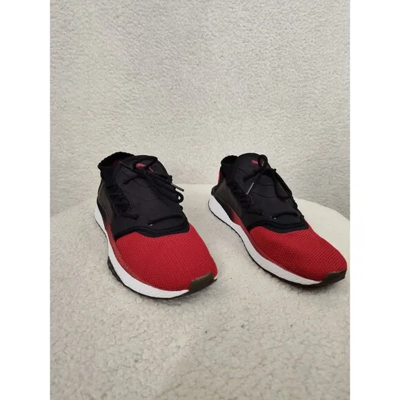 Puma Tsugi Shinsei Men Sneakers 11.5 Black Fabric Lace Up Running Training Shoes