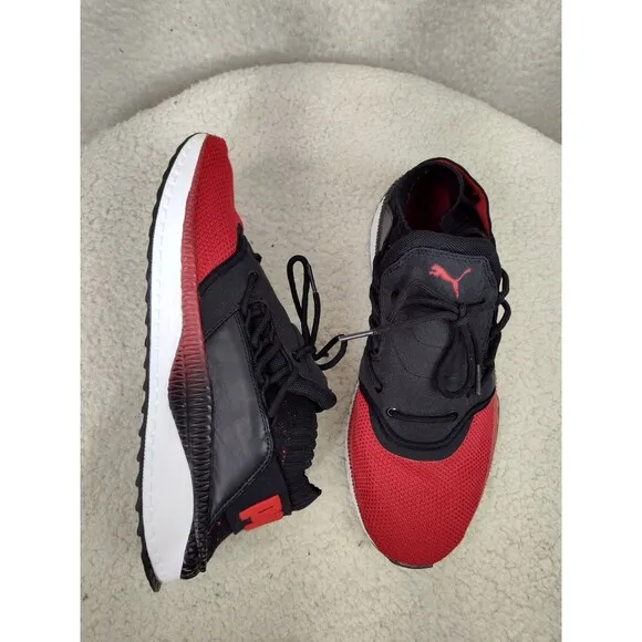 Puma Tsugi Shinsei Men Sneakers 11.5 Black Fabric Lace Up Running Training Shoes