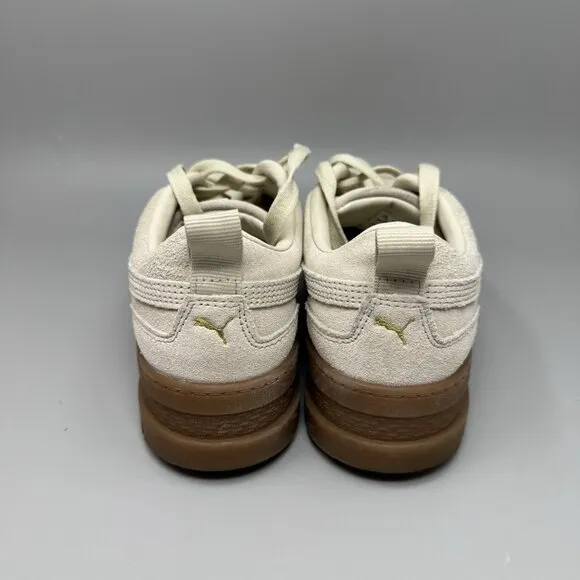 Puma Womens Mayze 380784-06 Brown Lace-Up Low Top Sneaker Shoes Size 10
