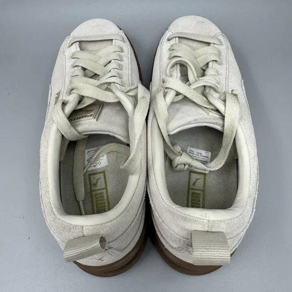 Puma Womens Mayze 380784-06 Brown Lace-Up Low Top Sneaker Shoes Size 10
