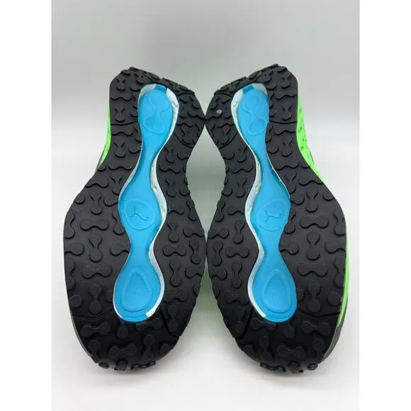 Puma Xetic Sculpt Beyond Running Shoes Black Green 387658-02 Mens Size 11🛒