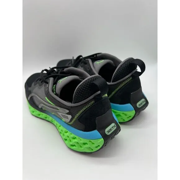 Puma Xetic Sculpt Beyond Running Shoes Black Green 387658-02 Mens Size 11🛒