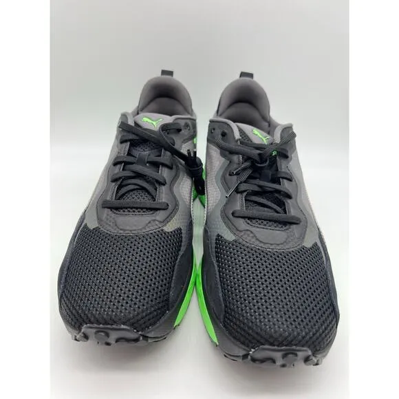 Puma Xetic Sculpt Beyond Running Shoes Black Green 387658-02 Mens Size 11🛒