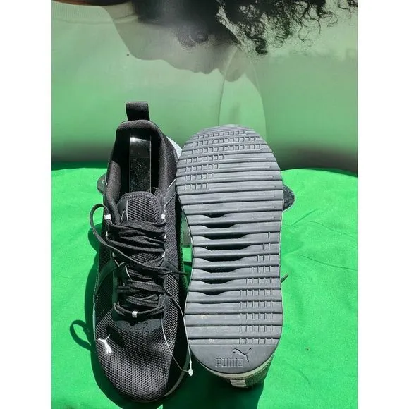 Puma Mens Pacer Net Cage Trainers Sneakers Running Shoes Blk 9 M