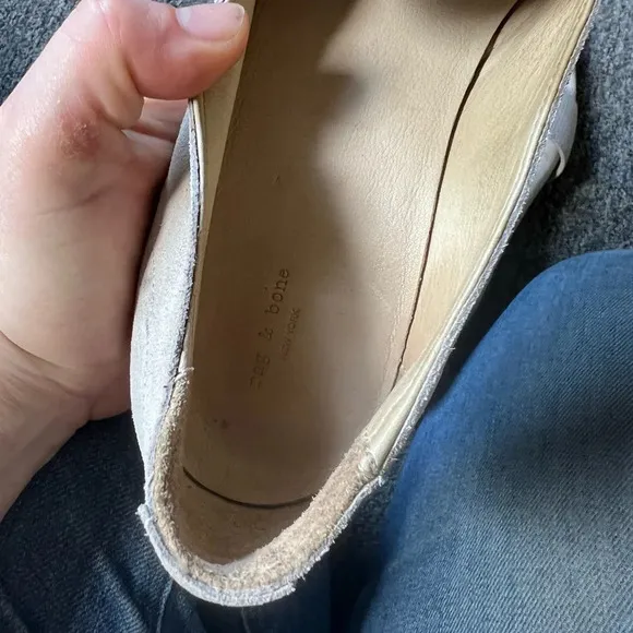 Rag &amp; Bone Amber Banded Loafer Flats, size 38