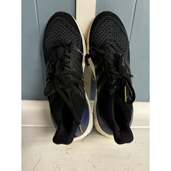 RARE Adidas Ultraboost 1.0 BLack Purple OG Men's Shoes Sz 8.5 B27171 Running