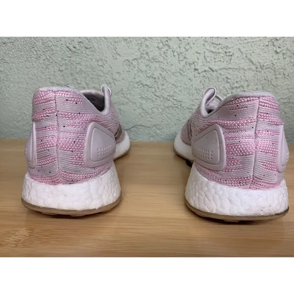 RARE  Adidas Womens PureBOOST DPR True Pink Low Top Running Shoes D97402 Sz 10