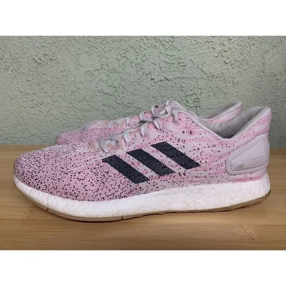 RARE  Adidas Womens PureBOOST DPR True Pink Low Top Running Shoes D97402 Sz 10