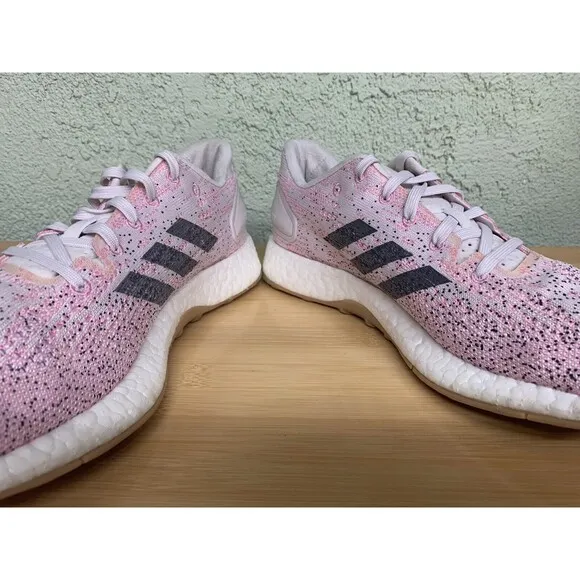 RARE  Adidas Womens PureBOOST DPR True Pink Low Top Running Shoes D97402 Sz 10