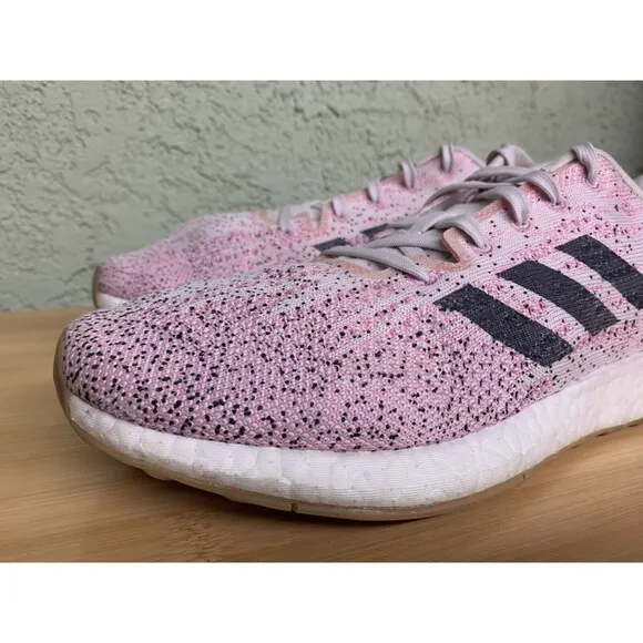 RARE  Adidas Womens PureBOOST DPR True Pink Low Top Running Shoes D97402 Sz 10
