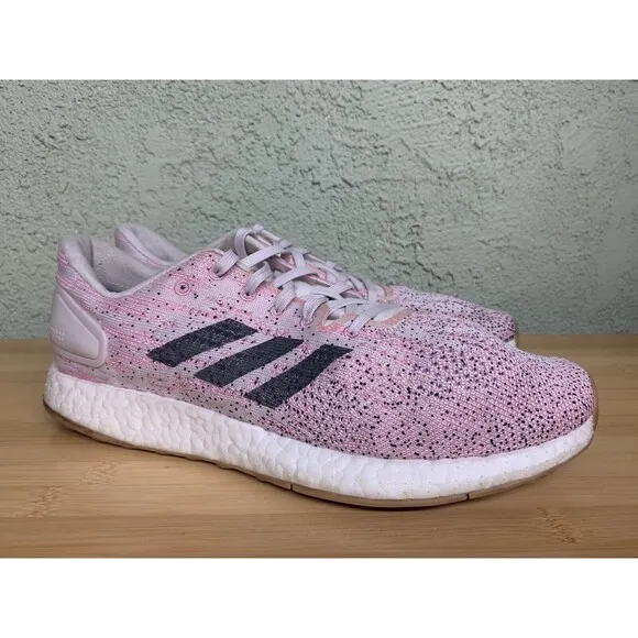 RARE  Adidas Womens PureBOOST DPR True Pink Low Top Running Shoes D97402 Sz 10