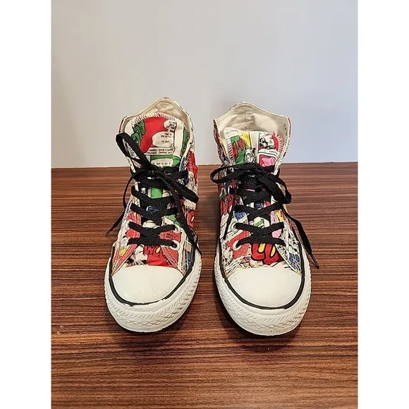 Rare Converse Comic Strip M5 W7 Chuck Taylor All Star 1J936