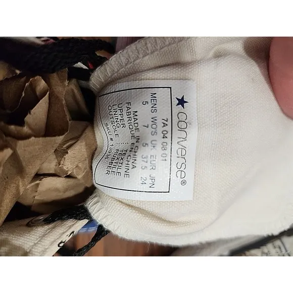 Rare Converse Comic Strip M5 W7 Chuck Taylor All Star 1J936