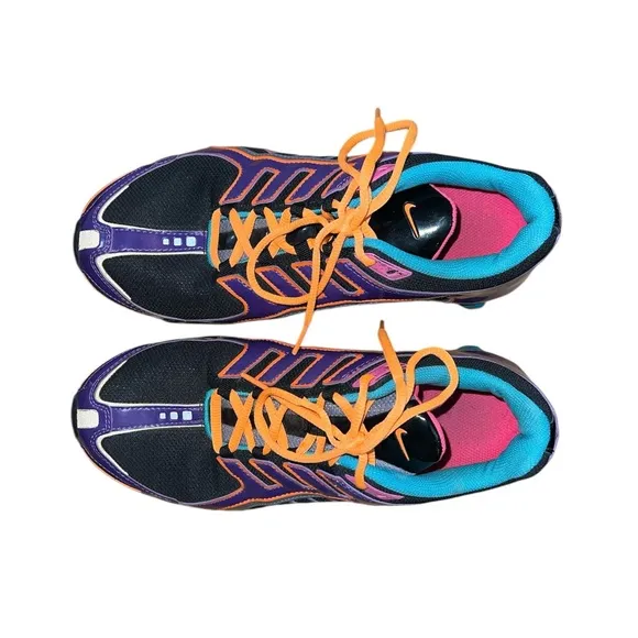RARE Nike Shox NZ Navina Women's Running Shoes Size 10 Black Turquoise Purple