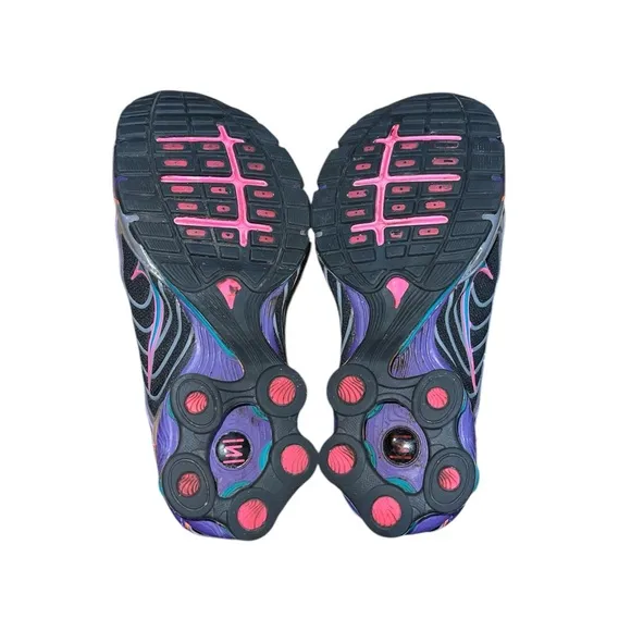 RARE Nike Shox NZ Navina Women's Running Shoes Size 10 Black Turquoise Purple