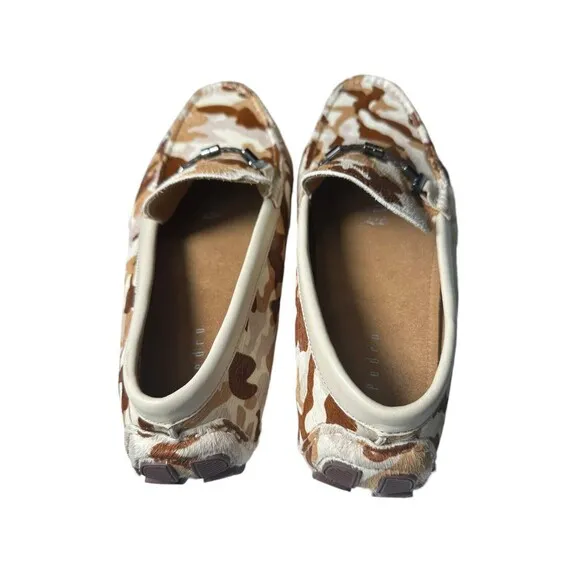 RARE Pedro Camo Driving Shoes Men’s Size 10 US Animal‎ Fur Loafers EUC #S118-11