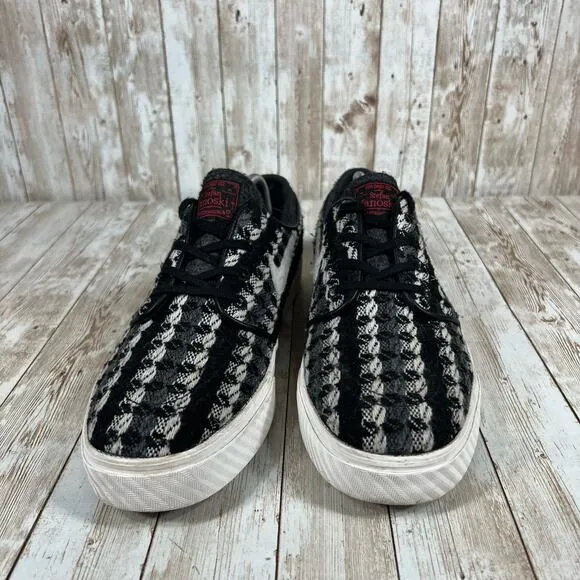 RARE🔥 Sz 11 - Nike‎ Stefan Janoski Warmth Black Ivory-Gym Red 685277-016 Woven