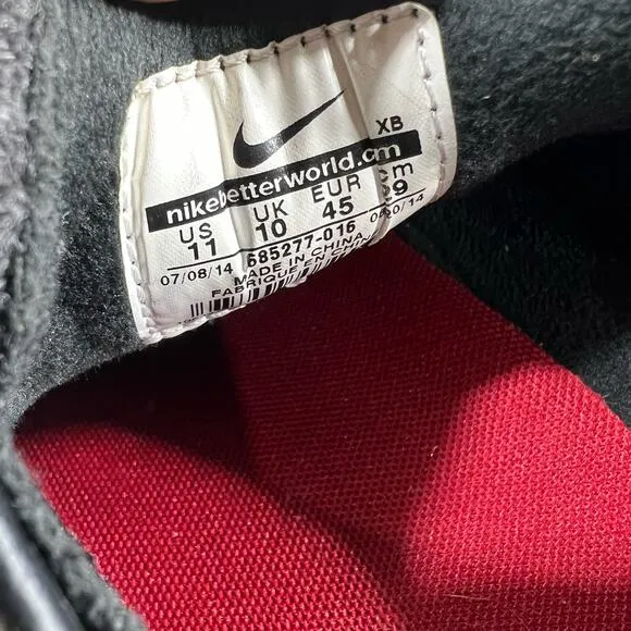 RARE🔥 Sz 11 - Nike‎ Stefan Janoski Warmth Black Ivory-Gym Red 685277-016 Woven