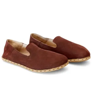 RAUM • Men's Redwood Brown Barefoot Grounding Slip-on Loafer Shoes